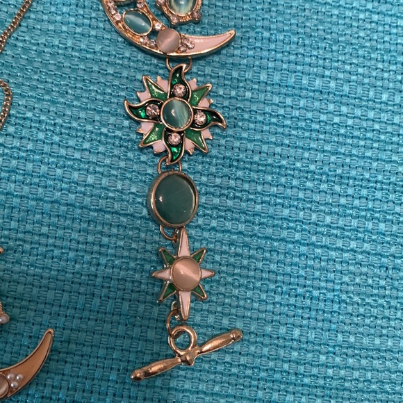 Necklace and Bracelet Set Moon and Stars, Beautiful Stones - Picture 6 of 6